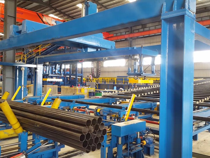 Tube Intelligent Palletizing and Strapping Machine